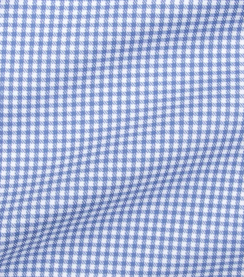 Bügelleichtes, schlichtes weißes Popeline-Hemd