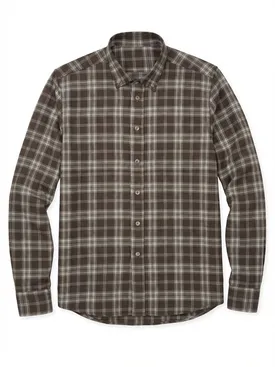 Karierte Braun Flanell Hemd