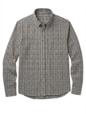 Karierte Braun Flanell Hemd