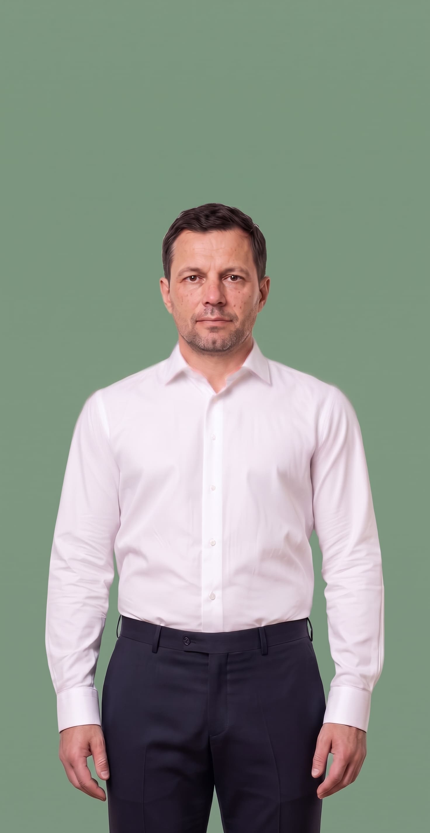 Leicht bügelbares Popeline-Hemd